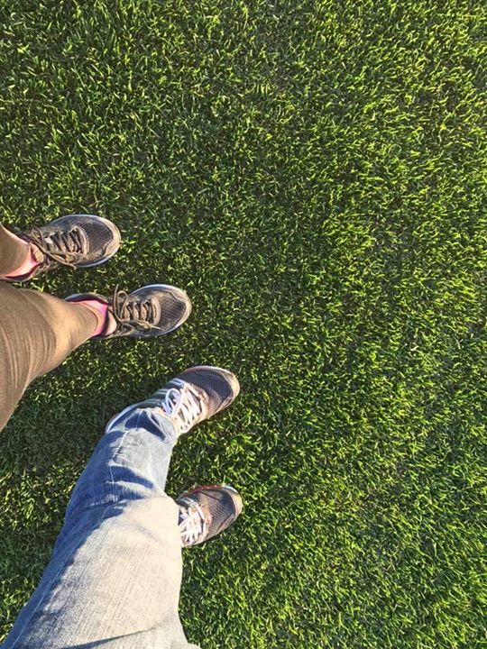 Hemma igen efter en härlig midsommarledighet gav vi oss ut på promenad över odlingen…