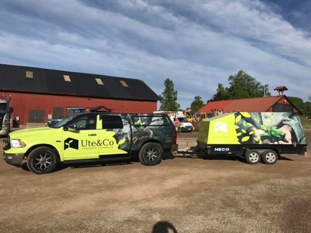 Dagens första kund kom med ett ovanligt vackert ekipage️