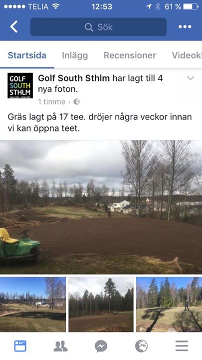 Kul att vi kan följa våra gräsmattor på Facebook️️‍️