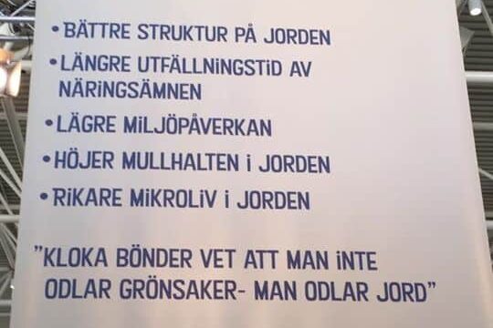 Bonden på Nygård är klok- han förstår vikten av god jord