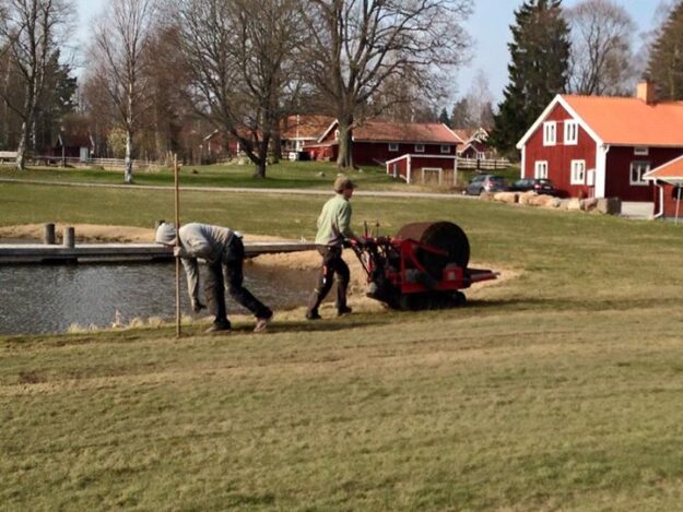 Årets första läggning sker på hemmaplan!