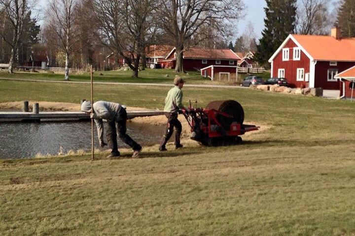 Årets första läggning sker på hemmaplan!