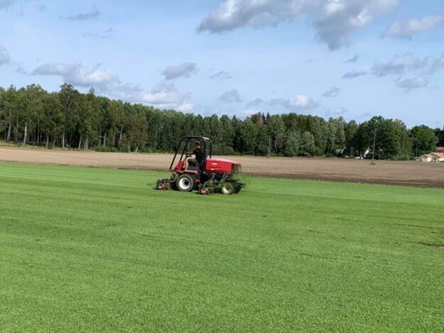 Varmt och fuktigt då växer det ordentligt så idag går flera klippare